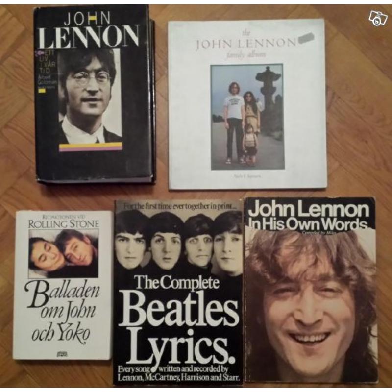 Böcker John Lennon och Beatles