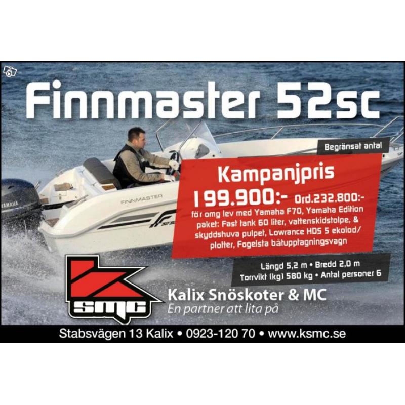 Finnmaster 52SC / Yamaha F70 2015