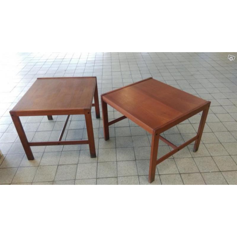 Retro stolar, sidebord, hylla, bord + stolar