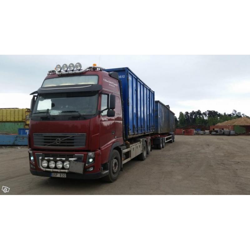 Lastväxlare/Liftdumper + släp Volvo FH16 750